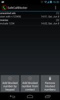 Anteprima screenshot di Safe Call Blocker (black list) APK #2