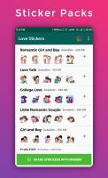 Love &amp; Romantic Stickers For Whatsapp - WAStickers APK צילום מסך #2