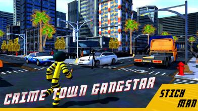 Stickman Gangster Crime Town - Prisoner Rope Hero APK Download for Android