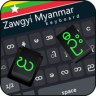 Zawgyi myanmar Keyboard black Application icon