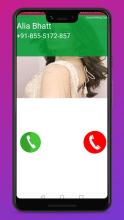 Alia Bhatt Video Call Fake Prank APK Download for Android