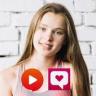 live chat girl video app Application icon