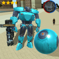 Futuristic Robot Flying Ball Battle APK ภาพหน้าปก