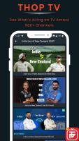 Captura de pantalla de Thop TV - Live Cricket TV Stream Guide APK #1