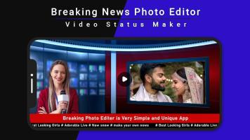 Breking News Photo - Video Status Maker APK Cartaz #5