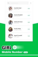 Girls Mobile Number Search : Find Number Simulator APK スクリーンショット画像 #2