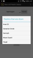 Warcraft Realm Status APK 螢幕截圖圖片 #3