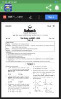 Aakash NEET Test Papers 2019 APK capture d'écran Thumbnail #3