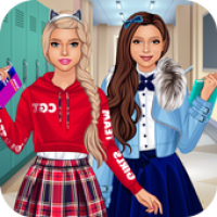 College Girls Dress Up Makeover APK Icono