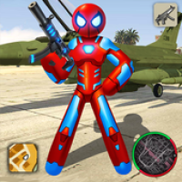 Iron Soider Stickman Rope Hero Gangstar War Crime APK icon