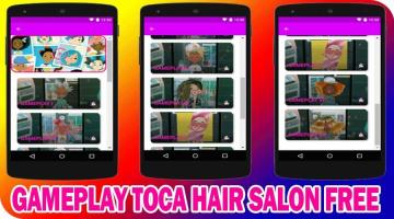 Gameplay Toca~ Hair Salon APK 屏幕截图图片 #3