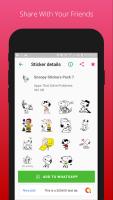 Cute Snoopy Stickers For Whatsapp APK Ekran Görüntüsü Küçük Resim #5