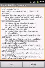 Firefox Manifest Generator APK Download for Android