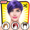 Short hair styler for women Application icon