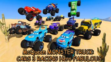 McQueen MONSTER TRUCK: CARS 3 RACING Hero FABULOUS APK تصویر نماگرفت #5