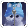 Cat Zipper Lock Screen Apk