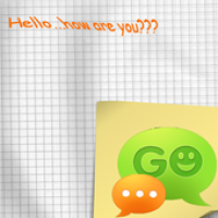 GO SMS PRO - Theme block notes APK Covergestaltung