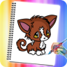 How to Draw Chibi Anime Cats Application icon