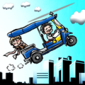 Flying Tuk Tuk Game Apk