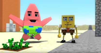 Sponge Squarepants in Bikini Bottom for MCPE APK Download for Android