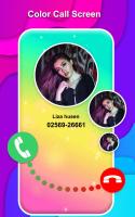 Color Call Screen APK capture d'écran Thumbnail #1