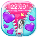 Valentine Zipper Lock Screen Apk