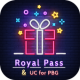 Win Royal Pass and UC for PBG APK