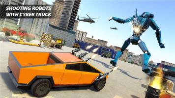 Cyber Truck Robot Transform: robot games APK صورة لقطة الشاشة #7