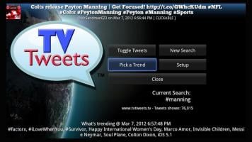 TV Tweets Free APK Ảnh chụp màn hình #1