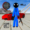 Us Capitaine Stickman SuperHero Las Vegas Crime Application icon