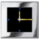 Metal Look Clock widget APK