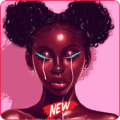 Beautiful Chocolate Girly : Melanin wallpapers 🤎 Apk