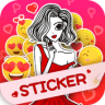 Colorful Stickers For WhatsApp-Funny Emoji Application icon