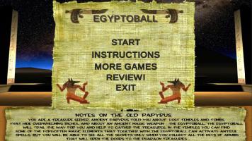 Egyptoball : An Ancient Magic Ball 3D APK Gambar Screenshot #1