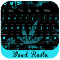 Weed Rasta BLUE keyboard Apk