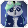 Panda Zipper Lock Screen Apk