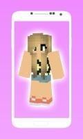 Pretty minecraft girl skins APK capture d'écran Thumbnail #2