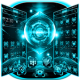 Blue Black Future Technology Theme APK