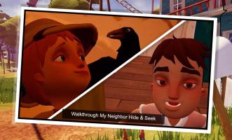 Walkthrough for Hi Hide Neighbor Alpha Act Seek 4 APK Cartaz #1