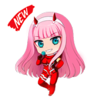 Изображения Darling in the Franxx Stickers for Whatsapp 2020 на ПК с Windows