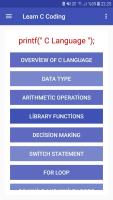 Learn C Coding APK 螢幕截圖圖片 #1