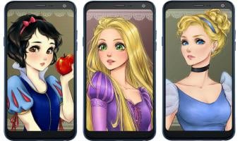 Captura de pantalla de Princess Wallpapers APK #7