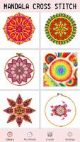 Mandala Cross Stitch Color By Number APK Gambar Screenshot #1