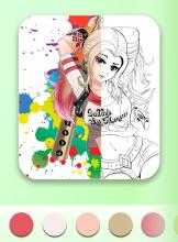 Harley Quinn Coloring Book For Adult APK Download for Android