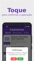 Word para PDF - Conversor de Documentos APK Screenshot Thumbnail #2