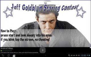 Jeff Goldblum Staring Contest APK Screenshot #4