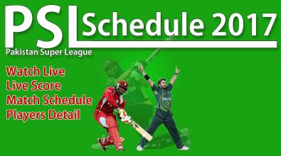 PSL 2017 Schedule &amp; Fixtures APK Download for Android