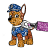 Patrol Glitter Coloring Application icon