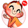 🐵 New Funny Monkey Stickers WAStickerApps Apk