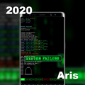 Terminal Green Hacker Theme - Aris Themes Apk